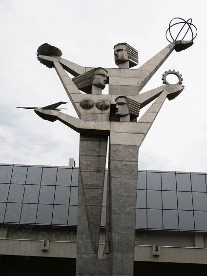   A sculpture at Tbilisi's Expo  