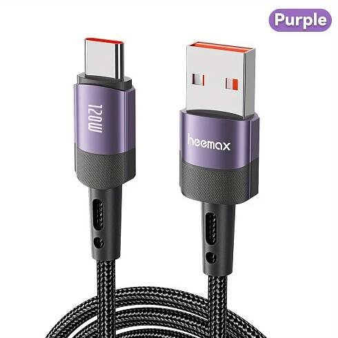 7A 120W Max Schnellladekabel Typ C, USB A zu USB C Kabel für schnelles Laden, Kompatibel mit iPhone * Plus/15 Pro/15 Pro Max, Fast Charging für Honor, Realme, OPPO, Oneplus, Xiaomi, Erweitertes Schnellladegerät für for Samsung S24 23 Ultra S22 S21, USBC Ladegerät Hochgeschwindigkeits-Ladegerät, *-Kabel Typ C auf Typ C, Datenübertragungskabel Type C, * Kabel, * Kabel, Robuste Kabelführung, Verwicklungsfreies Design, Geflochtenes Material
