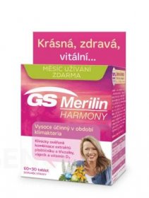 GS Merilin Harmony (recenze) - nehormonální pomoc při menopauze - Bio Poradce