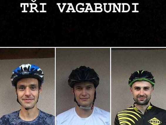 Trojice nadšenců - Ondřej Martínek, Lukáš Hruška a Martin Tůma - vyrazila na kolech z Poděbrad do Itálie