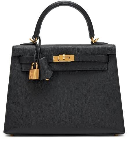 Black Epsom Kelly 25 Gold Hardware, 2023