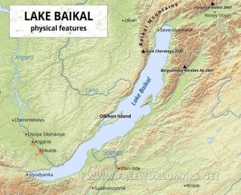 Lake Baikal maps