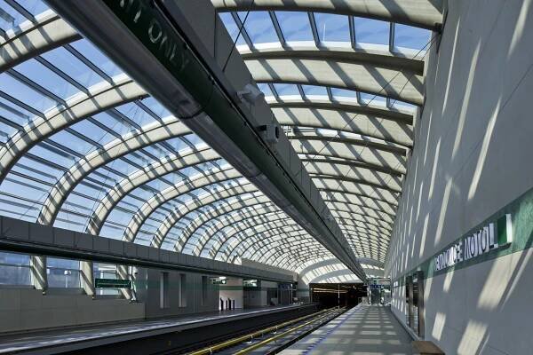 Metro V.A: stanice Nemocnice Motol (foto archiv HOCHTIEF CZ a.s.)