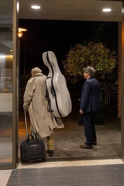 Franz Hohler und Thomas Kain, Vernissage Uetikon