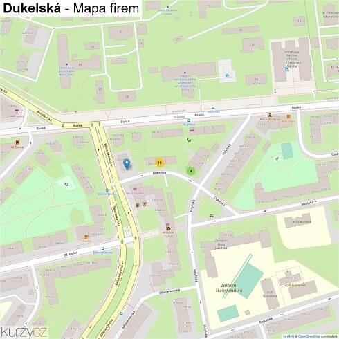 Dukelská - mapy | Kurzy.cz
