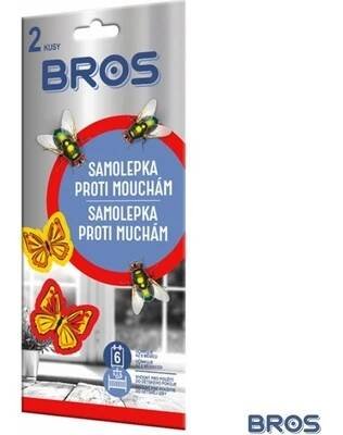 Bros samolepka proti mouchám 2ks