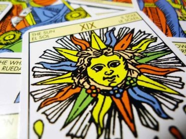 Karta Slunce - tarotové karty Tarot De Marseille
