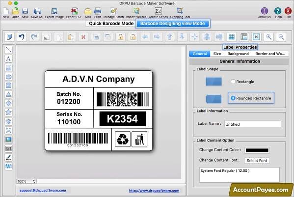 Label Properties