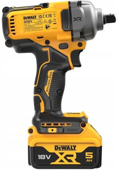 Aku rázový utahovák 18V 2x5,0Ah DeWALT DCF892P2T : Naradi-dewalt.cz