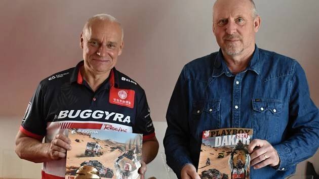 Stopa z Vysočiny na titulce Playboye. I s vítězem Rallye Dakar, podívejte se