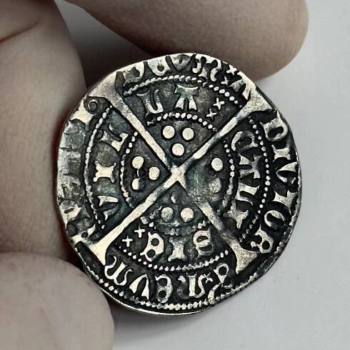 Jindřich VI.Anglický - (1422-1461) AG/CALAIS Groš