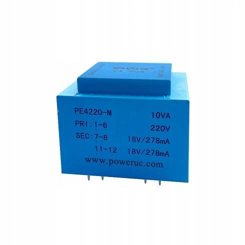 PE4215-M-6VA-230V/15V PCB transformátor