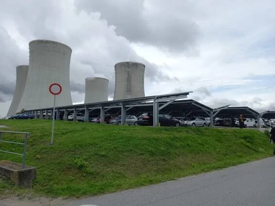 Exkurze do Dukovan: jaderná elektrárna a solární carport - Solární asociace
