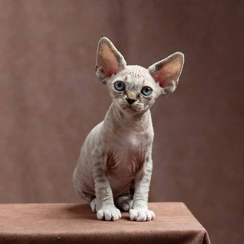 Finn,  boy, born on 01.01.25. Devon Rex Pixie Cattery