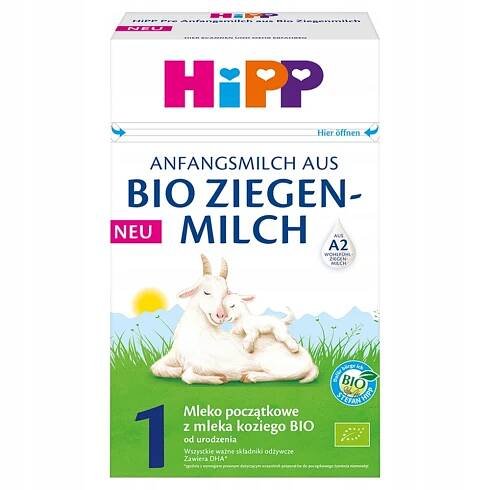 HiPP 1 Bio startér z kozího mléka, 2x400g
