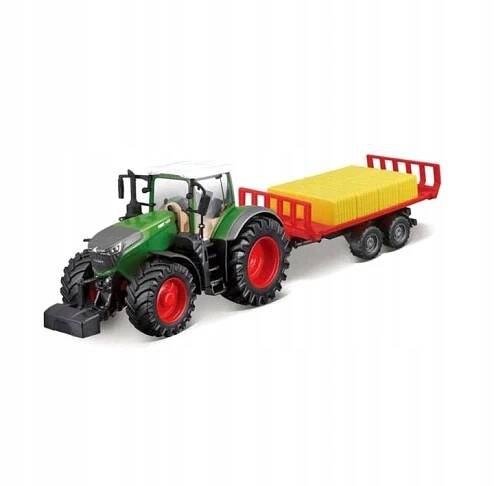 FENDT 1050 VARIO S PŘÍVĚSEM A SLÁMOU BBURAGO