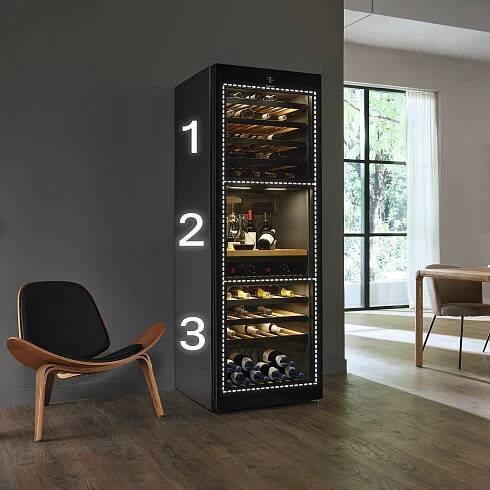 Miele - KWT 4999 F Obsidian černý (sklo) – Vinotéky