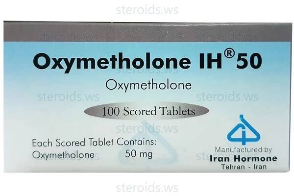 Oxymetholone IH 50 - 50mg - 50 tabs