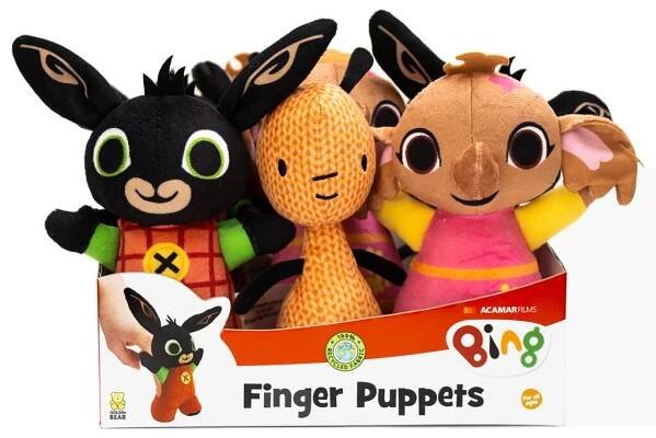 BING A PŘÁTELÉ - prstové loutky asst 10pcs