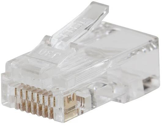 Pass-Thru Modular Data Plug, RJ45-CAT6