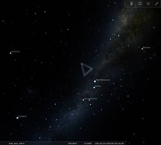 depiction in Stellarium by Fabien Chéreau (since 2000 CE)