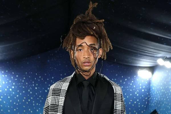 Jaden Smith Sports Tailored Suit with an Intricate Wire Headpiece at 2025 Met Gala