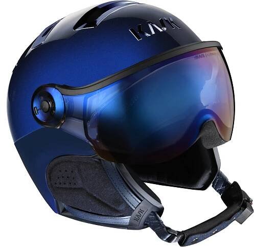 Lyžařská helma Kask Chrome - blue/iridium mirror