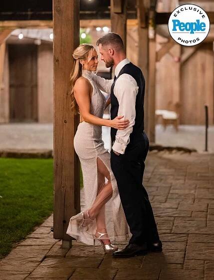 Smallville's Laura Vandervoort Marries Adam Coates in 'Rustic and Elevated' Wedding (Exclusive)