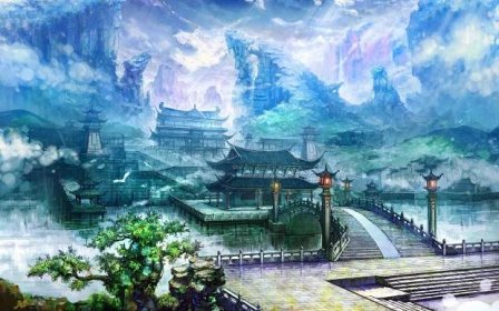 Fantasy Beijing Village Wallpaper