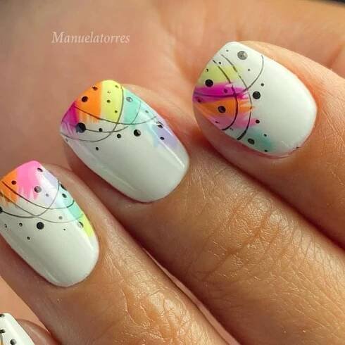 Pin de Elena Bianchino en battesimo en 2025 | Manicuras, Manicura de uñas, Manicura