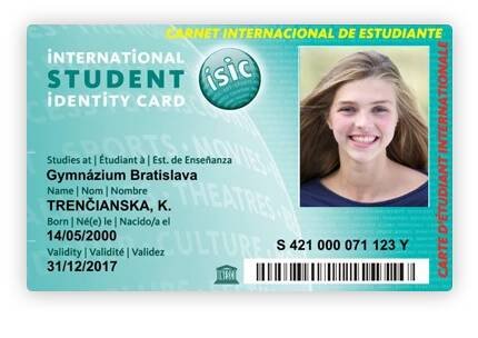 Duplikát - ISIC klasik - Objednaj-preukaz.sk - '24