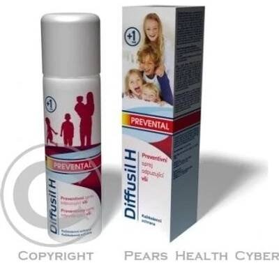 Diffusil H Prevental preventnivní spray odpuzující vši 150 ml