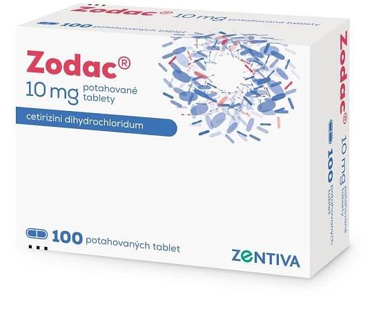 Zodac 10 mg 100 tablet