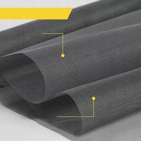 MOSKYTIÉRA NA OKNO SÍŤKA 120X250 CM ČERNÁ SILNÁ NA MOUCHY KOMÁŘI HMYZ Barva šedá