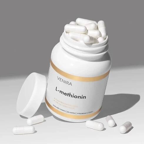 VENIRA L-methionin 500 mg 80 cps.