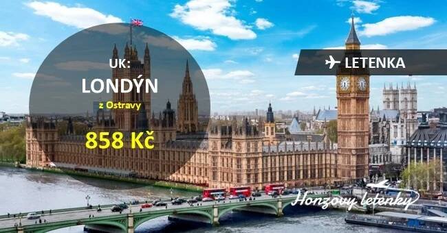 Levný LONDÝN z Ostravy - Honzovy letenky