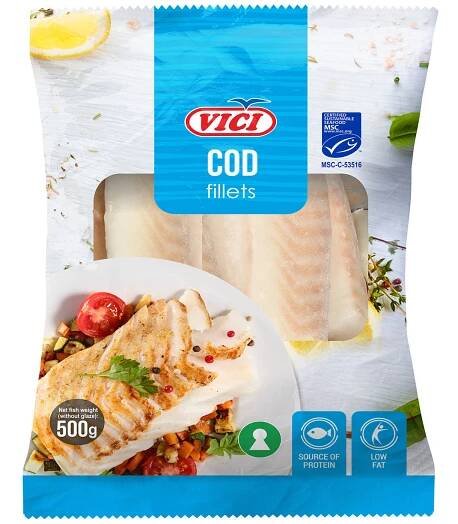Mražené, uzené a sušené ryby – VICI