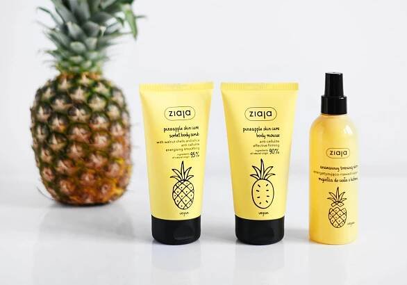 Kosmetické povzbuzení pokožky s řadou Ananas