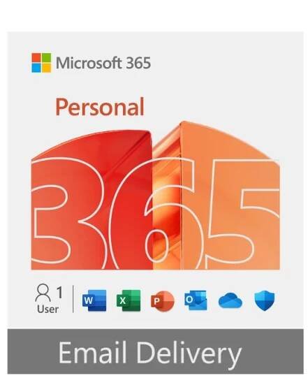 Microsoft 365 Personal ESD | License Key 1-PC/Mac | 1YR Subscr | EP2-32313