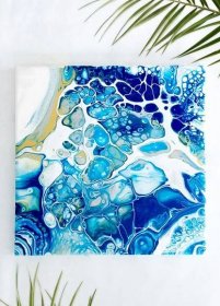 Acrylic Pouring Techniques, Acrylic Pouring Art, Fluid Acrylic Painting, Simple Acrylic Paintings, Pouring Painting, Abstract Art Painting, Painting & Drawing, Watercolor Art, Canvas Painting