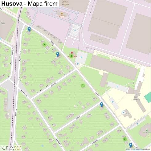 Husova - mapy | Kurzy.cz
