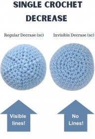 Invisible Decrease Crochet
