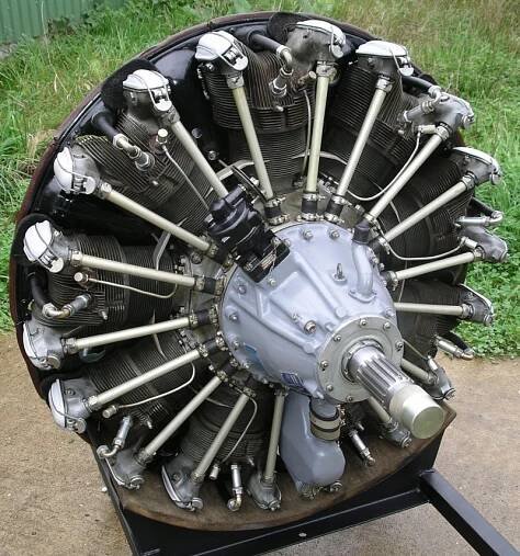 He-Artefakte, Images Aircraft Radial Engines