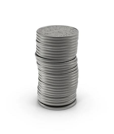 US Dime Stack PNG & PSD Images