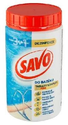 Savo do bazénu Chlorové tablety MINI komplex 3v1 0,76kg