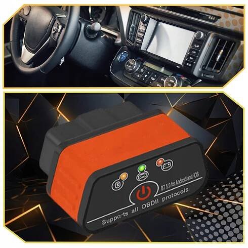 DIAGNOSTICKÝ ROZHRANÍ ELM327 OBD2 Android/iOS Bluetooth 5.0 Kód výrobce Interfejs diagnostyczny iCar2 ELM327