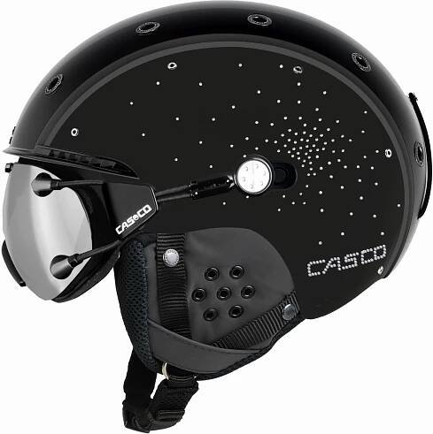 Dámská lyžařská helma Casco SP-3 Limited Crystal black