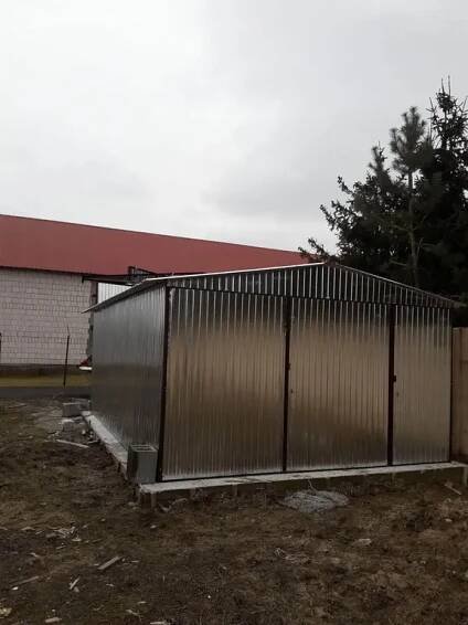 PLECHOVÁ GARÁŽ 4 x 5m - Akční cena