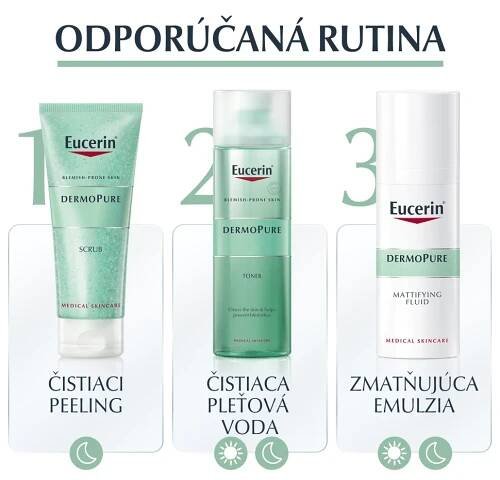 Eucerin DERMOPURE čistiaci peeling 1×100 ml, problematická pleť
