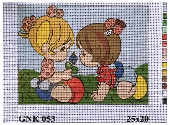 Vyšívací sada 25x20 cm, vzor GNK-053 | Niťárna Česká Třebová